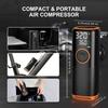 160 PSI Tire Inflator Portable Air Compressor with Tire Pressure Gauge for Car, Bicycle, Motorcycle Tires, Balls Etc.