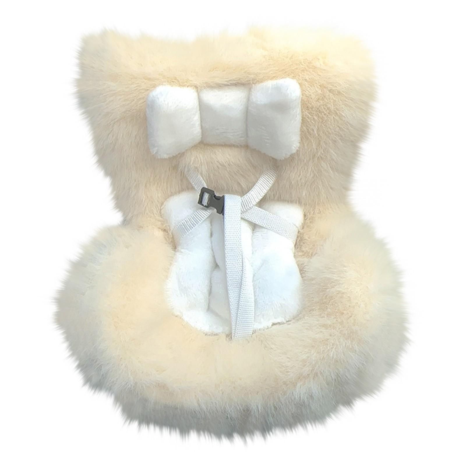 

Doll Car Seat With Soft Plush Cushion, Vent Clip And Tabletop Stand, A Cute And Practical Car Decoration For Doll Fans And Doll Collectors! One Size бежевый