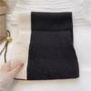 Stylish Ladies' Knitted Scarf Crossed Designs Neck Warmer Cosy Solid Color Blocking Scarf for Autumn and Winter Comfort