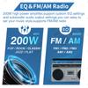 AKAMATE Boat Radio MP3 Marine Media Player FM AM Radio Receiver Waterproof Bluetooth AUX USB Widely for ATV UTV SPA RZR Stereo