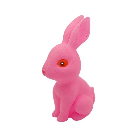 

Пищащая игрушка-кролик с реалистичным звуком, мягкая TPR-игрушка-антистресс для снятия напряжения, розыгрышей, милый гаджет-декомпрессор в форме животного для детей и взрослых розовый