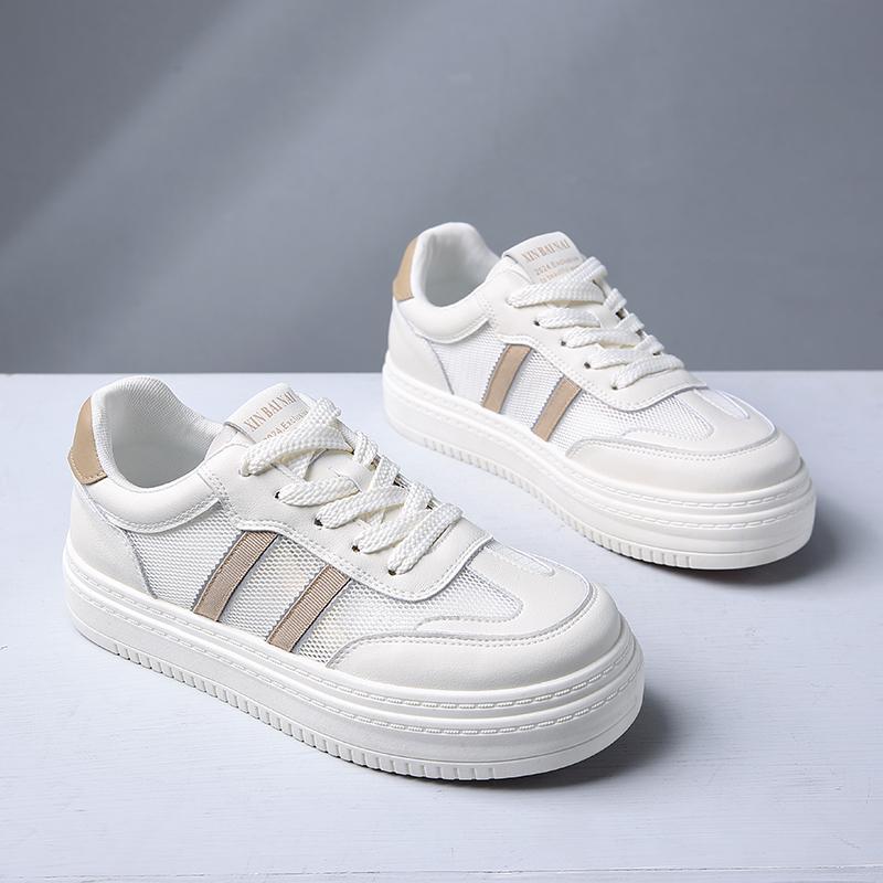 

мода Новые модные женские кроссовки, подходящие по цвету, с неглубокой горловиной, вулканизированные туфли, на шнуровке, удобные, дышащие, повседневные туфли для студентов 35 хаки