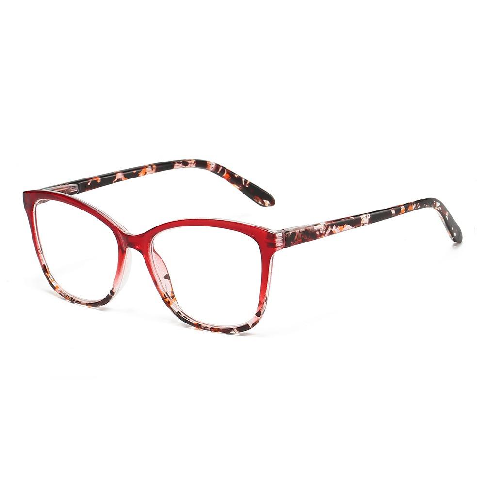 

Retro PC TR90 Reading Glasses Blue Red Purple Cat Eye Presbyopia Eyeglasses Anti Eyestrain Reading Glasses Women Men -100 красный