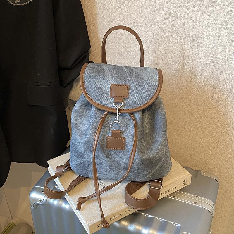 Women's Faux Leather Retro Backpack Fashion Commute Shoulder School Bag Lightweight Casual Daypack