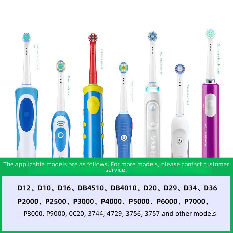 Têtes de brosse à dents électrique à poils souples compatibles pour Oral-B EB17