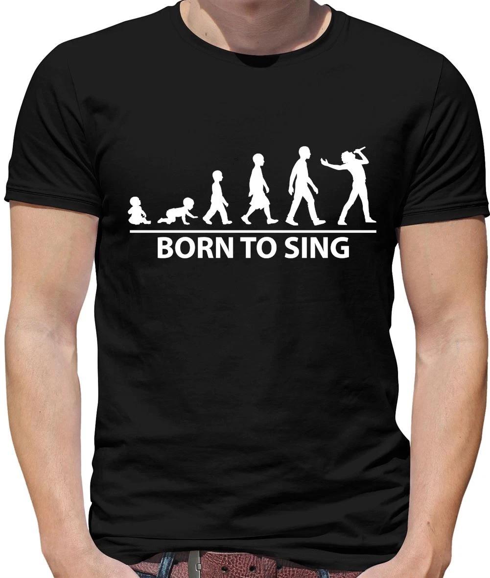 Born to Sing - Mens T-Shirt - Singer Singing Music Musical Musician M