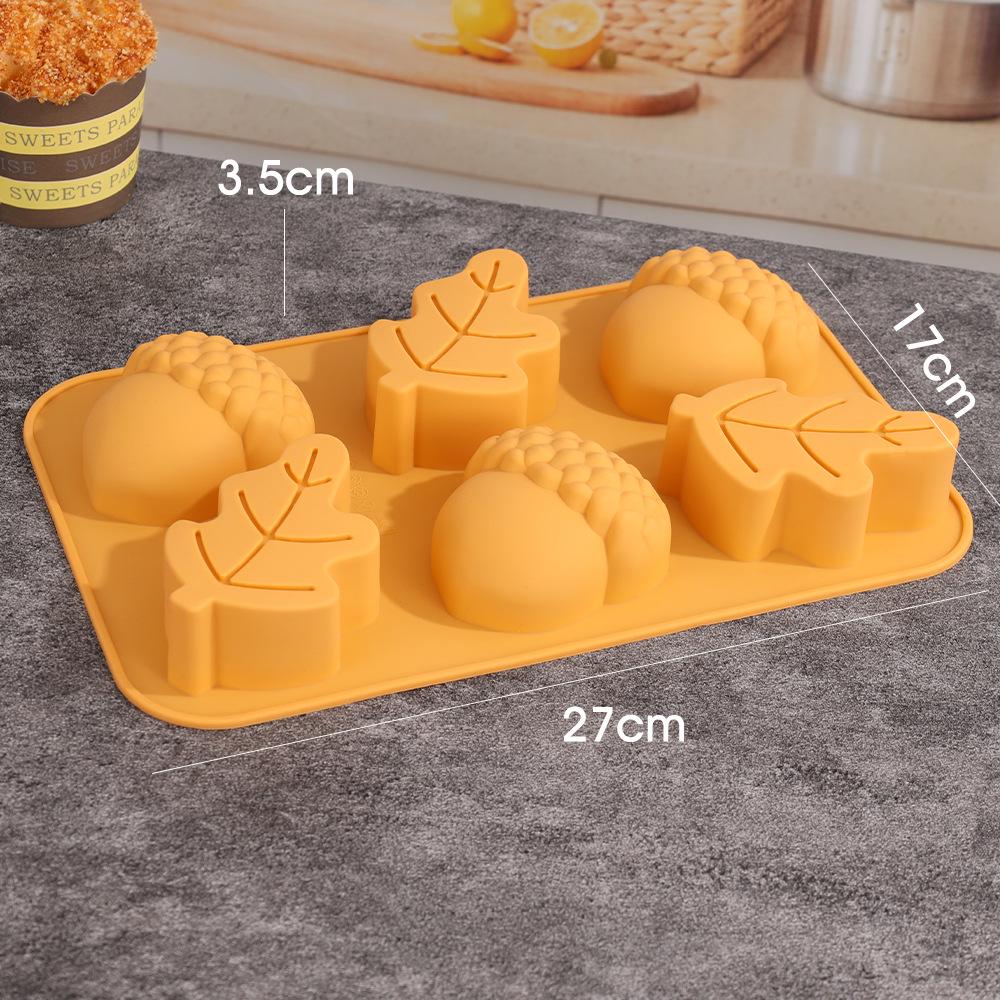 Harvest Festival Pumpkin Silicone Mold for Cake, Soap, and Baking - Halloween Hot Seller