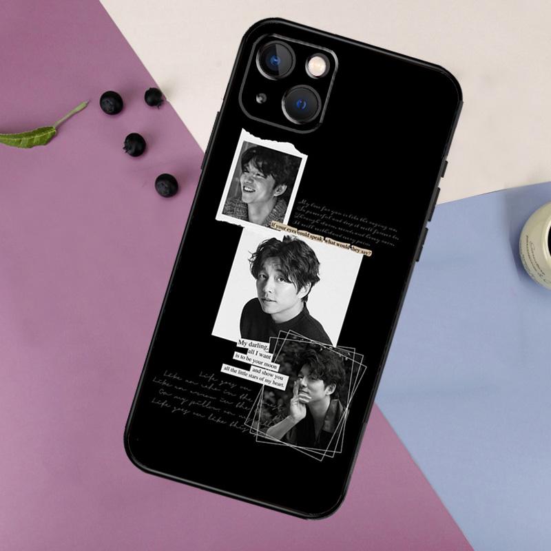 

Kpop Gong Yoo Phone Case For iPhone 11 12 13 14 16 15 Pro Max Mini 7 8 Plus X XR XS Max Bumper Cases Cover iPhone 13