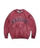 NAUTICA Arch Logo Dyed Sweatshirt (Red) Nsw4645