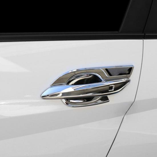 Exterior Side Door Handle Strip Trim For Hyundai Elantra - Chrome Silver
