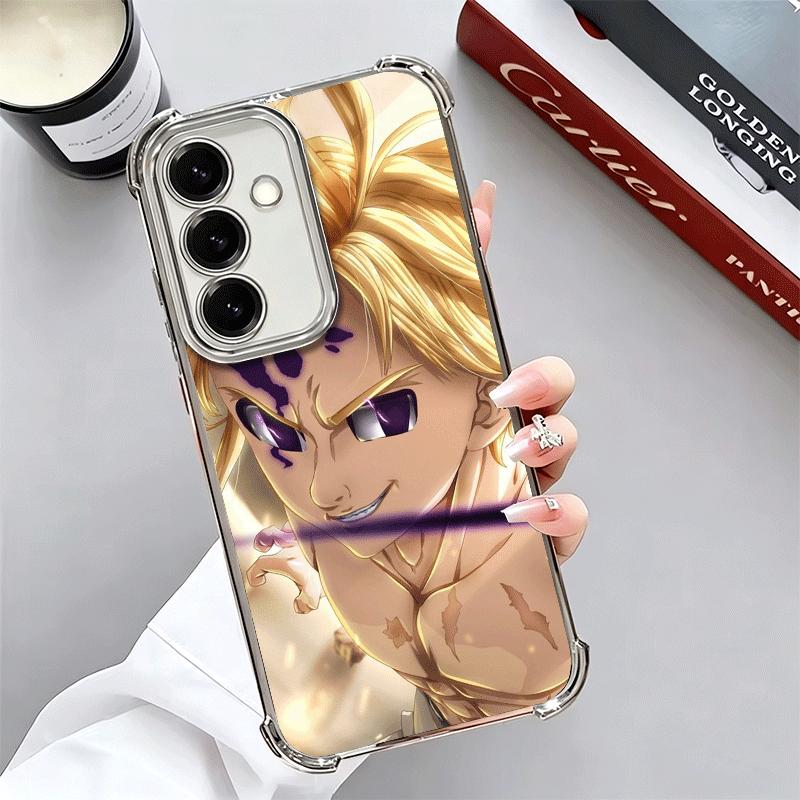 Seven D-Deadlys Sins Meliodas Soft Phone Case For Samsung A17 A27 A07 A37 A57 A16 A56 A15 A55 A14 A54 A13 A53 A26 A36 A25 A35 A2