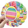 54pc Easter Egg Cutout Name Tags For Easter Bulletin Board Classroom Party Decorations Easter Play Paper Cutouts For DIY Kids Crafts