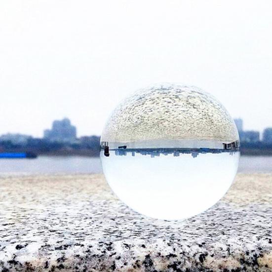 Transparent Crystal Ball Photography Acrobatics Show Prop Fortune Decor Ornament