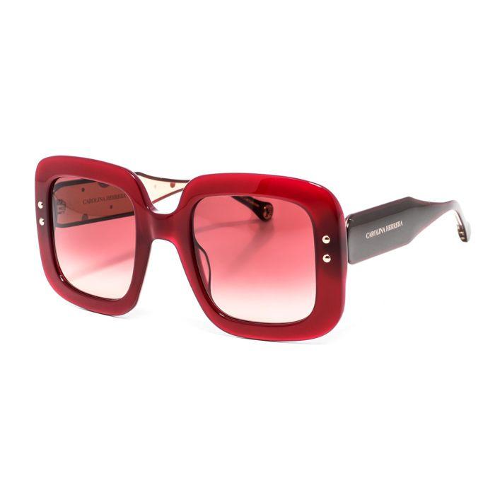 Lunettes de soleil - Carolina Herrera - CH 0010/S - Burgundy - Protection 3 - Monture classique