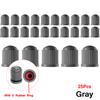 TPMS Tire Valve Caps with Rubber Seal Plastic Valve Dust Caps Covers for Car Motorbike Trucks Bike Bicycle Tyre Accessories Stem Caps1