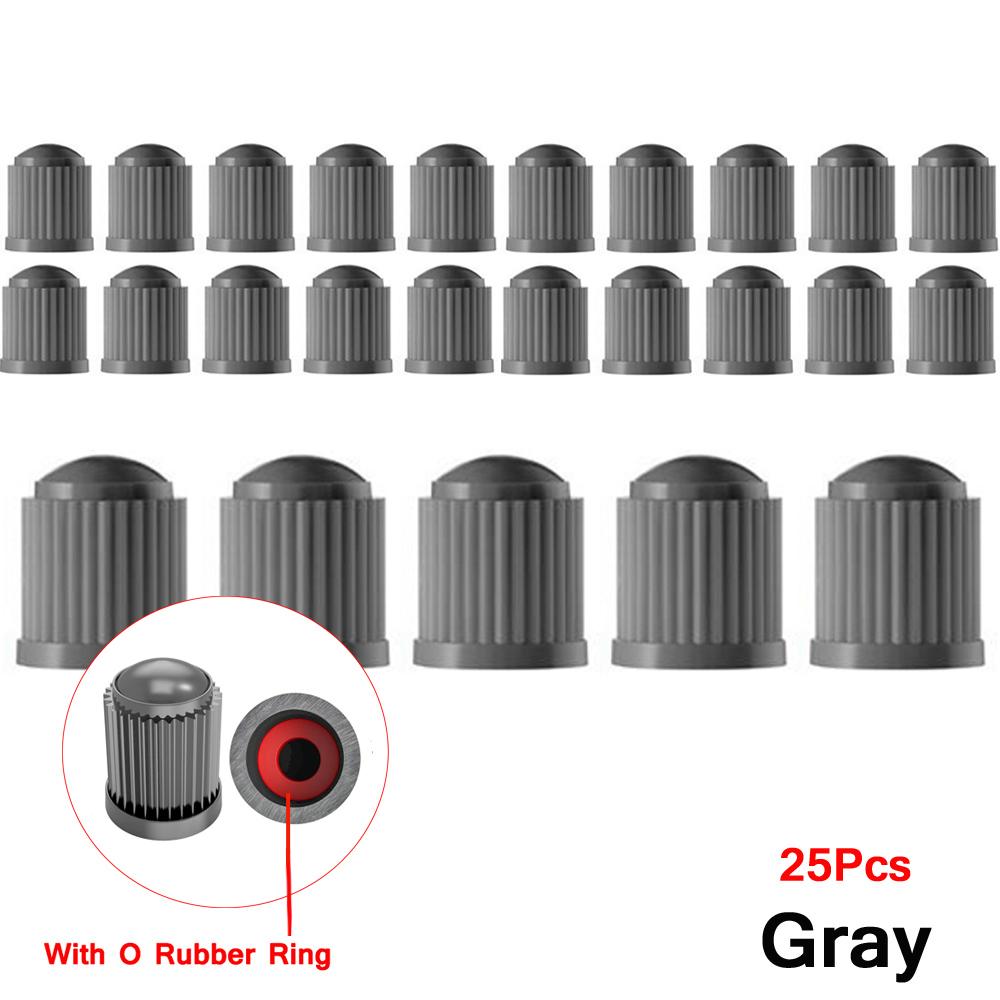 TPMS Tire Valve Caps with Rubber Seal Plastic Valve Dust Caps Covers for Car Motorbike Trucks Bike Bicycle Tyre Accessories Stem Caps1