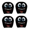 4Pcs Funny Car Headrest Covers Universal Auto Seat Head Rest Protector