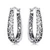 WOSTU HOT SALE 100% 925 Sterling Silver Twist Of Fate Pink Enamel Stud Earrings for Women Fine Jewelry Brincos Gift