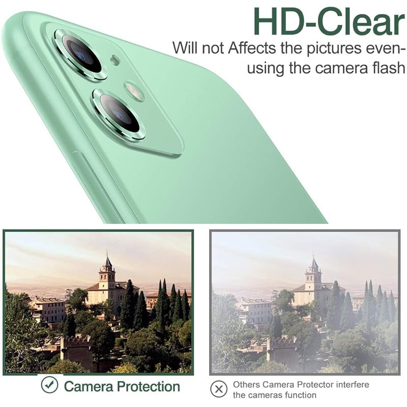Gadgetbite Orbix Camera Lens Protector For Iphone 12 Pro/12/11 Pro Max/11 Pro/11 Tempered Glass Camera Lens Protector Te 0 зелёный