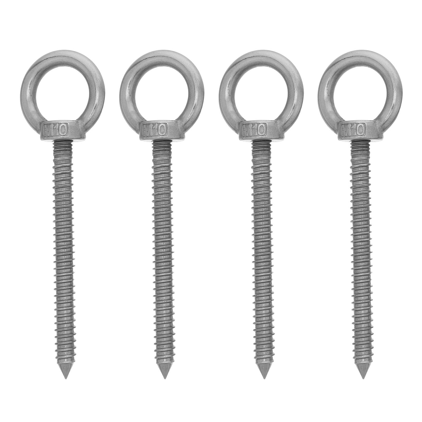 

Heavy Duty Eye Hooks for Hanging Tools Garage Storage Organizers Metal Screw in Wall Mount Brackets Industrial Grade 8.7x3x1cm