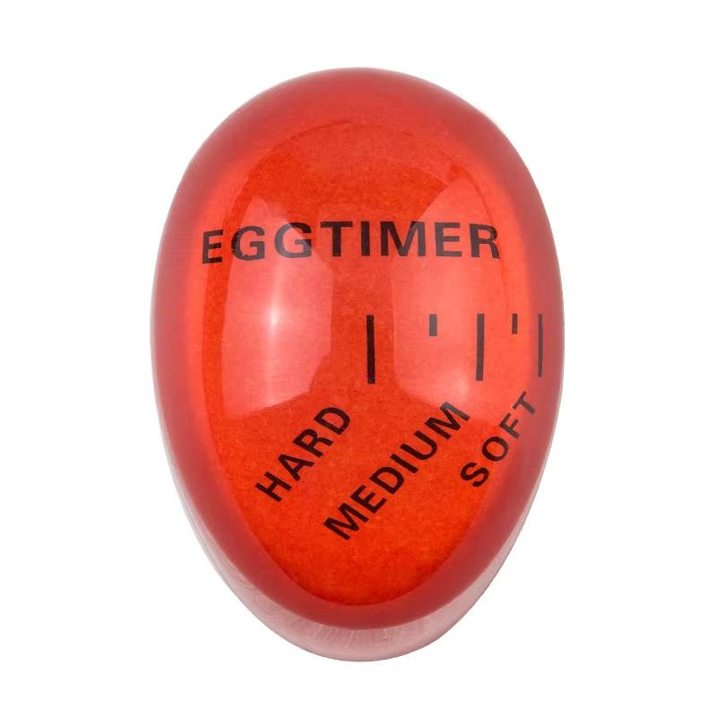 Eggklokke Kjøkken Elektronisk Gadget Farge Egg Koking Endring Deilig Løskokt Hardkokt Miljøvennlig Resin Rød Timer Verktøy