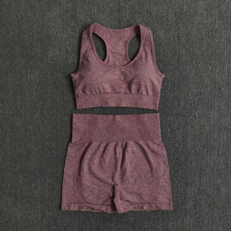 Seamless Women's Yoga Set: 2/3/5PCS Workout Sportswear