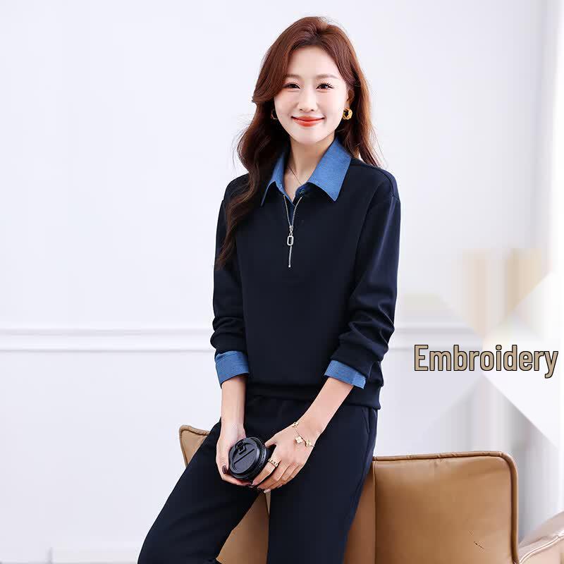 JOHLIN DREAM Women s Relaxed Sweatshirt & Pants Tracksuit L