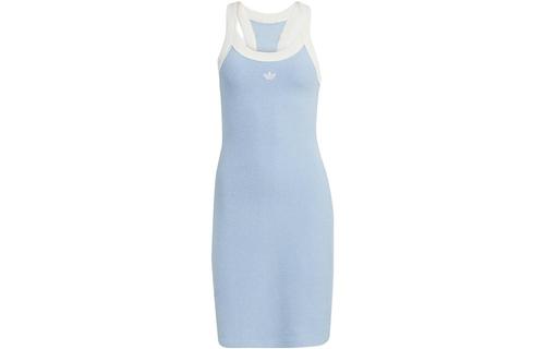 Adidas Originals Spice Girls Series Sleeveless Dress Women s Sky Blue IC8505 L синий