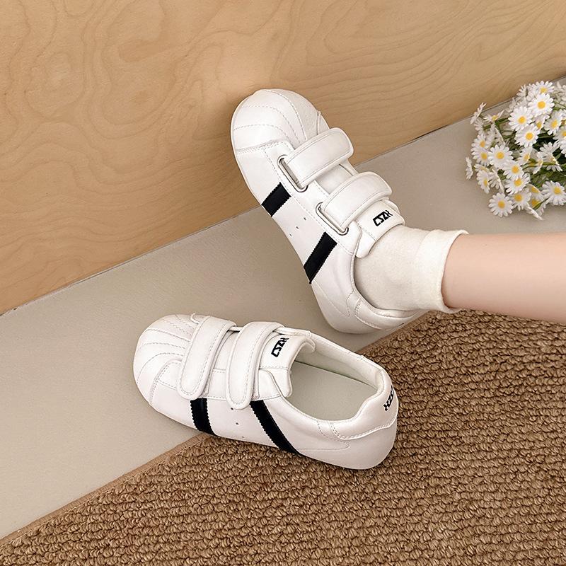 Velcro inner height increase niche design bread shoes women's new summer versatile soft-soled sports and leisure shoes