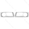51117312595 51117312596 Front Bumper Fog Light Lamp Trim Silver Frame Cover Cap Shell Lid For BMW X6 E71 2012 2013 2014