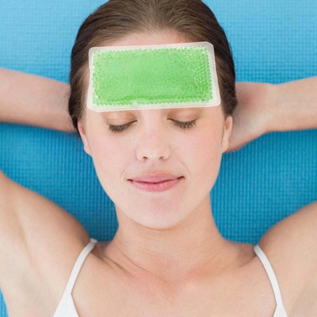 Gel-Eisbeutel Quadratisch Heiß/Kalt Gelperlen Migräne-Wickel Eisbeutel für Schulter Nacken Ellenbogen Rücken Arm Knie Erholung Kühlender Eiswickel