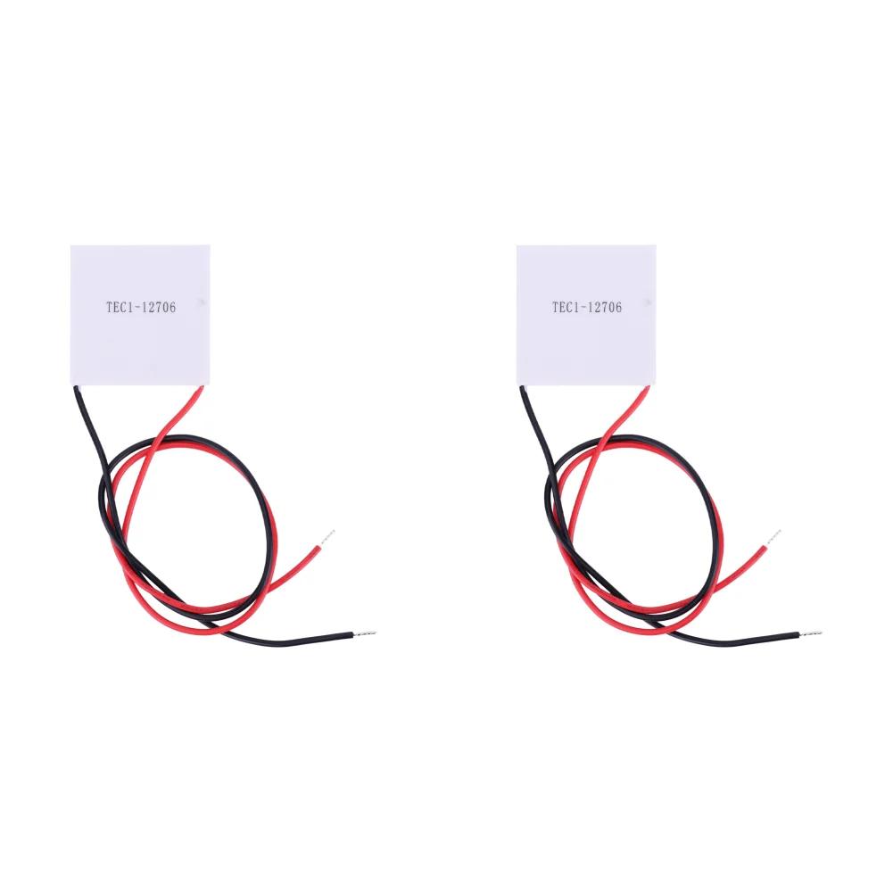 TEC1-12706 Semiconductor Refrigeration Tablets 65W 12V 5.8A Thermoelectric Cooler Peltier 40x40MM for Power Generation