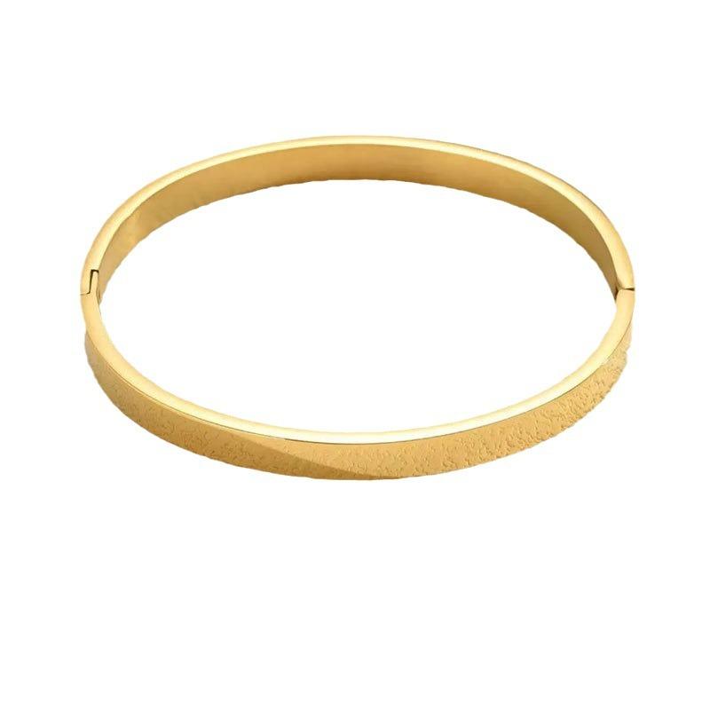 Titanium Steel Bracelet Smooth Bracelet Girls High-end Fashion Versatile Simple Lightweight One Size(18CM~21CM)
