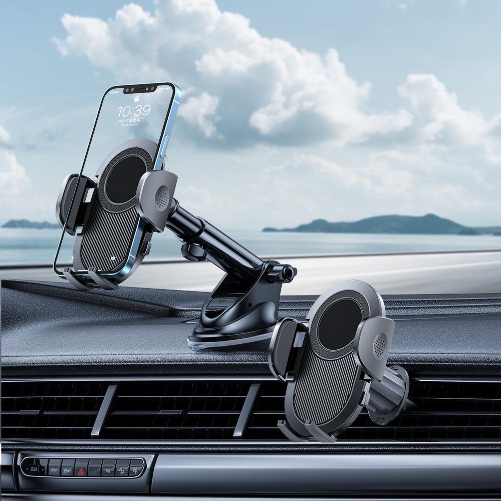 Universal Car Phone Holder with Suction Cup for Dashboard, Windshield & Console
