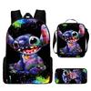 Star Baby Backpack, Primary And Secondary School Schoolbag, Lunch Bag, Pencil Case.