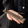 Fisherman Fishing Line Incense Holder: Indoor Tea Ceremony Ornament, Alloy Incense Burner Base.