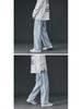 Men's Versatile Wide-Leg Jeans: 2023 Spring Casual Loose Straight Trousers
