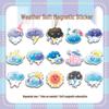 20-Piece Set of Fun, Soft Magnetic Stickers for Decor - High-Quality Weather-Resistant Design for Home & Office