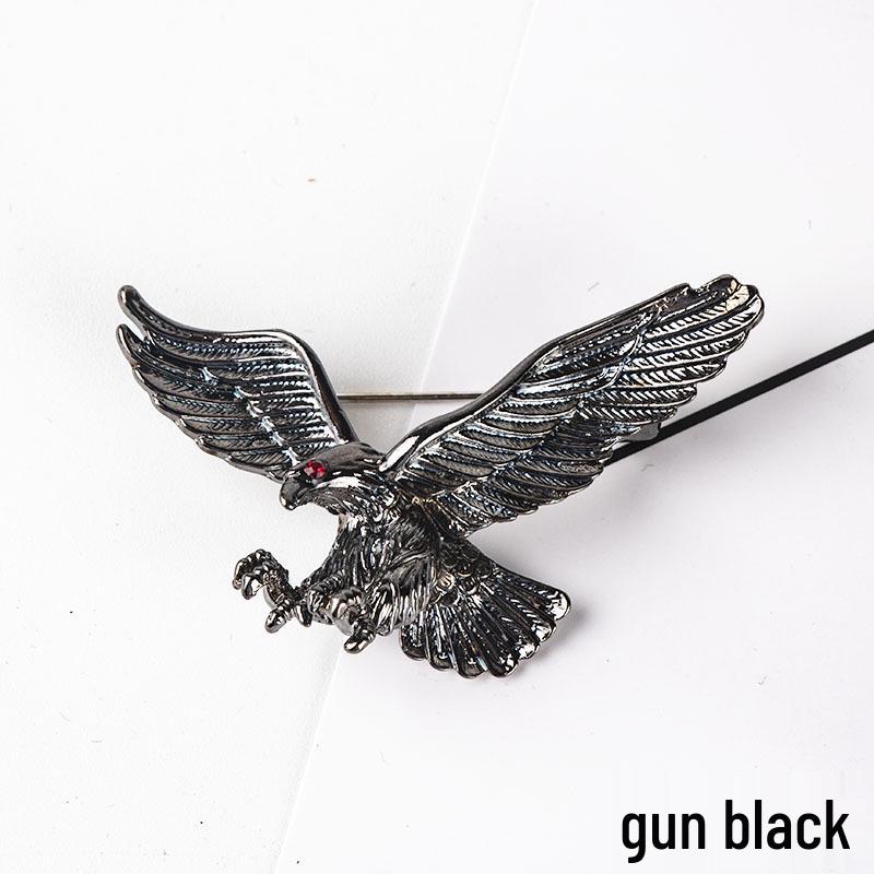 

Брошь «Ретро Орел»: Европейский и американский модный мужской значок