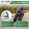 ALL-CARB PZ19 Carburetor 50Cc 70Cc 90Cc 110Cc 125Cc Replacement For ATV Dirt Bike Go Kart With Air Filter