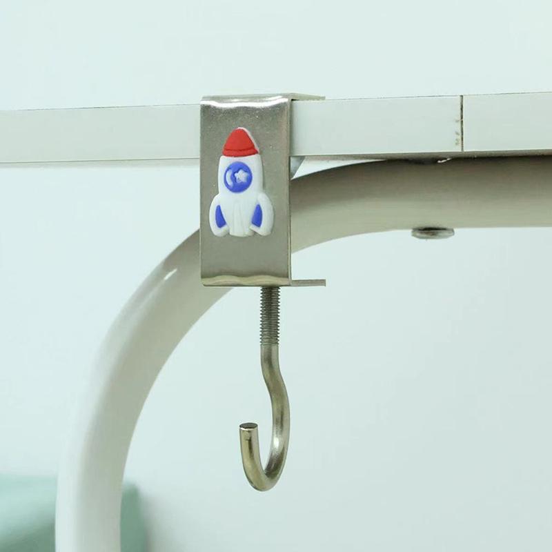 

Регулируемый крючок для стола Многофункциональный крючок для хранения рюкзака Неперфорированный крючок для дома и офиса