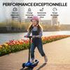 Monopattino elettrico per bambini 6+ anni, pieghevole 3 ruote avvio zero, velocità massima 8 km/h 64 x 29 x 83 cm blu