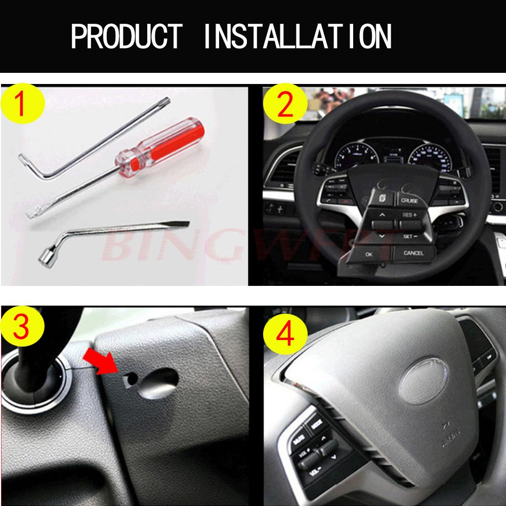 Steering Wheel Button For Hyundai Elantra 1.6L 2016 2017 2018 Buttons Bluetooth Phone Cruise Control Switch