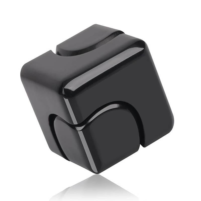 Square Magic Dice Metal Rotate Cube Fidget Spinner Anxiety Stress Relieve  Adhd Relaxing Cool Toys And Gadgets For Adults