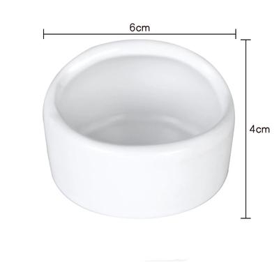 Hamster Bowl Food Dish Ceramic Small Animal Bowl Prevent Knocking Over For Food Splashing Gerbil Chinchilla Rat Ferret Hedgehog