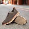 Pánské ležérní boty vulkanizované pracovní mokasíny síťované lehké pánské sportovní boty plátěné boty pro muže zapatos para hombres