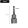 Grey Socket Wrench Chrome Vanadium Steel Easy Handling