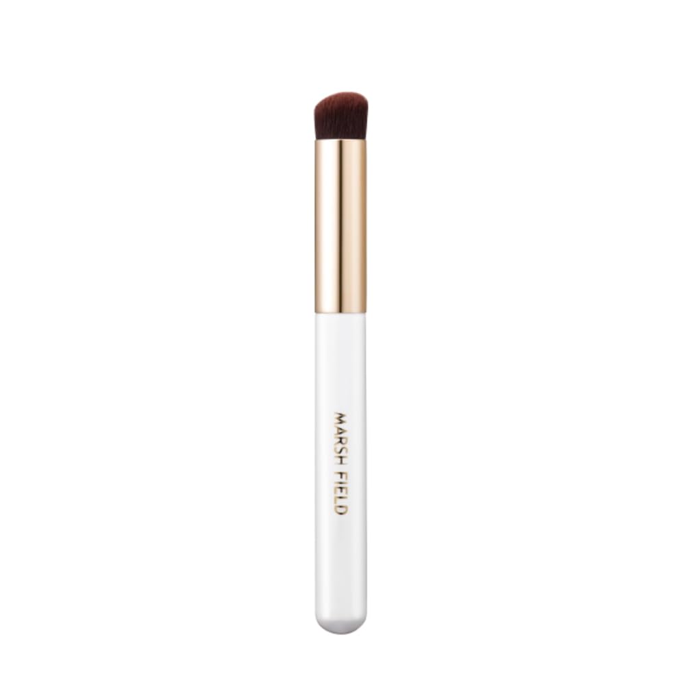 Marshfield Concealer Brush Round Makeup Perfect for Spot and Eye Angled Cut [Official] R, Tip, Brush, Coverage, Nose, Hollows,