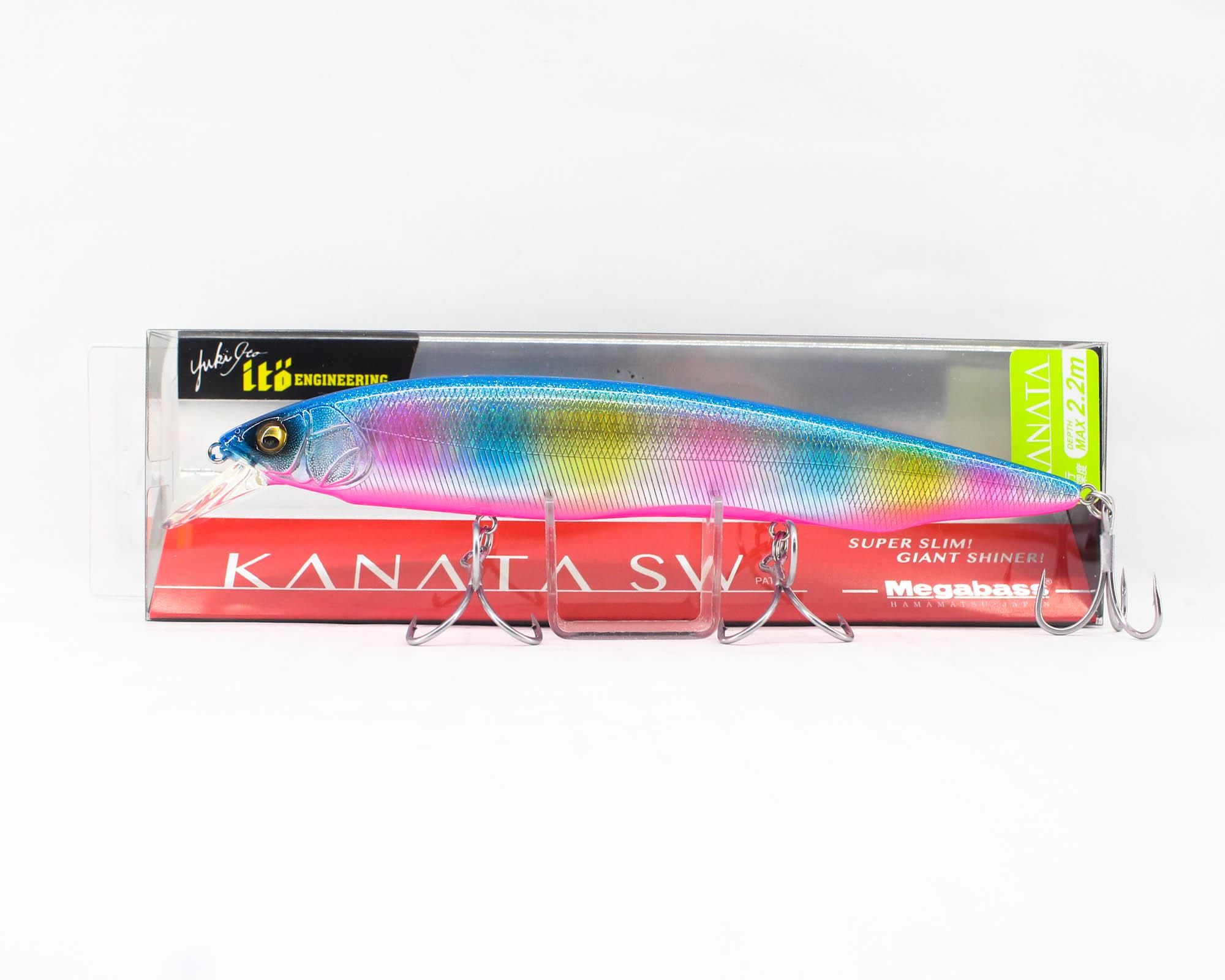 

Плавающая приманка Megabass Kanata SW 160 GLX Blue Pink Rainbow (3602)