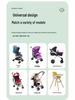 Stroller Spine Support Cushion: Thick Padded Baby Seat for High Chairs, All-Season Comfort